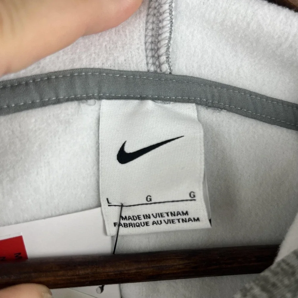 Philadelphia Eagles Nike Hoodie Mens Large Gray NFL‎ Retro Logo Sweatshirt NEW